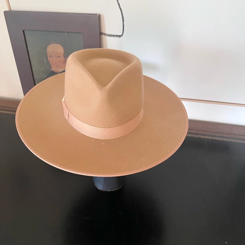 Western-Style Rancher Hat by Lack of Color Size Small in beige  like new - Picture 6 of 13